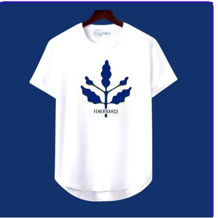 Unısex-Oversize-Beyaz-SariKanarya-Baskili-T-Shirt